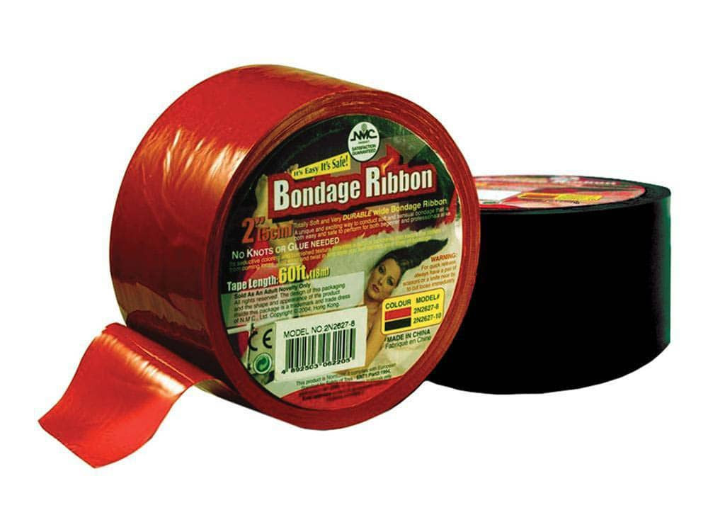 Bondage Ribbon 5cm/18mtr Black - Benzi