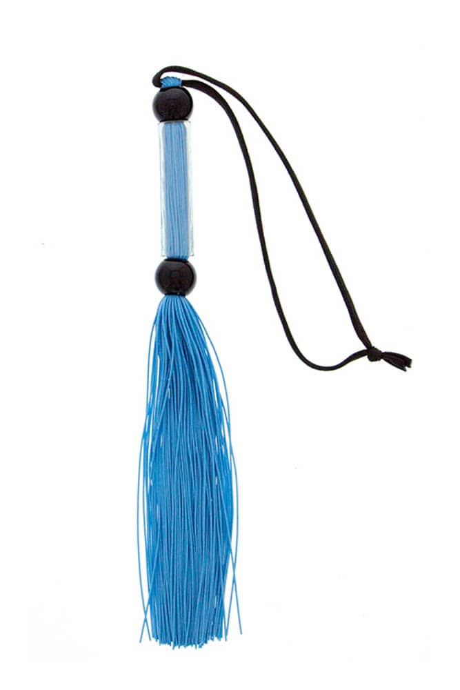Model GP Silicone Flogger Whip Blue