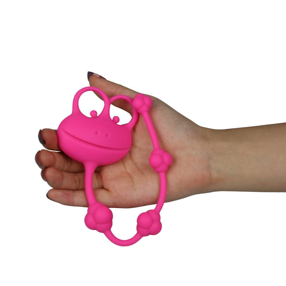 Model 10 inch Silicone Frog Anal Beads