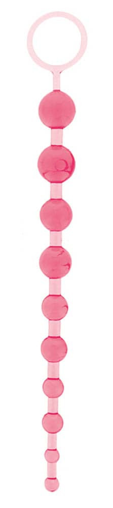 Oriental Jelly Butt Beads 10.5 inch Pink Avantaje