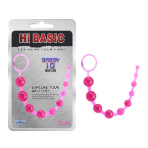 Sassy Anal Beads Pink Avantaje