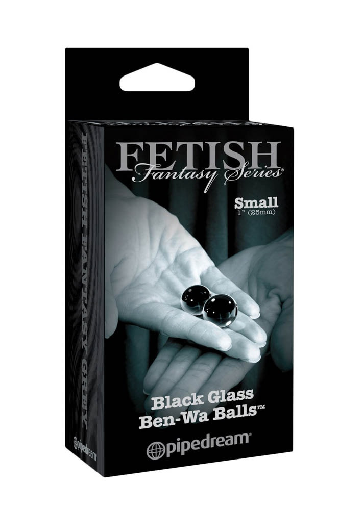 Fetish Fantasy Series Limited Edition Small Black Glass Ben-Wa Balls Avantaje
