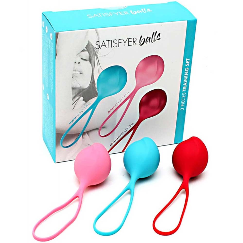 Satisfyer Strengthening Balls Bile Vaginale Rezistent La Apă Culoare Multicolor