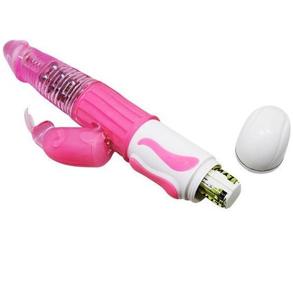 Vibrator Cu Cap Rotativ Fascination Bunny Vibrator Pink 1