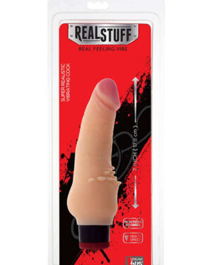 RealStuff 7 inch Vibrator Flesh 2 Avantaje