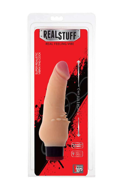 RealStuff 7 inch Vibrator Flesh 2 Avantaje