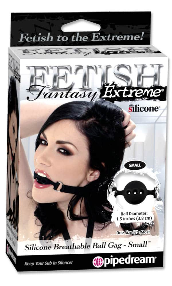 Fetish Fantasy Extreme Silicone Breathable Ball Gag - Small - Calușuri