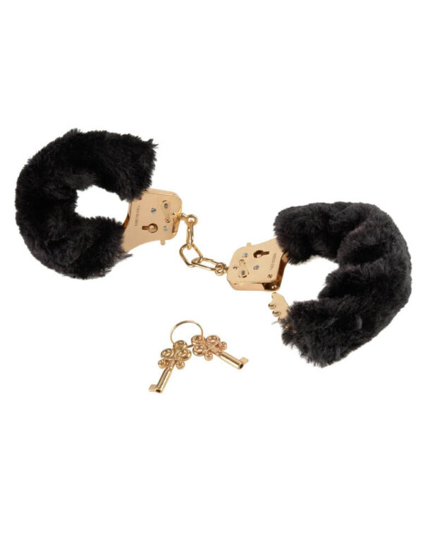 Fetish Fantasy Gold Deluxe Furry Cuffs - Catuse