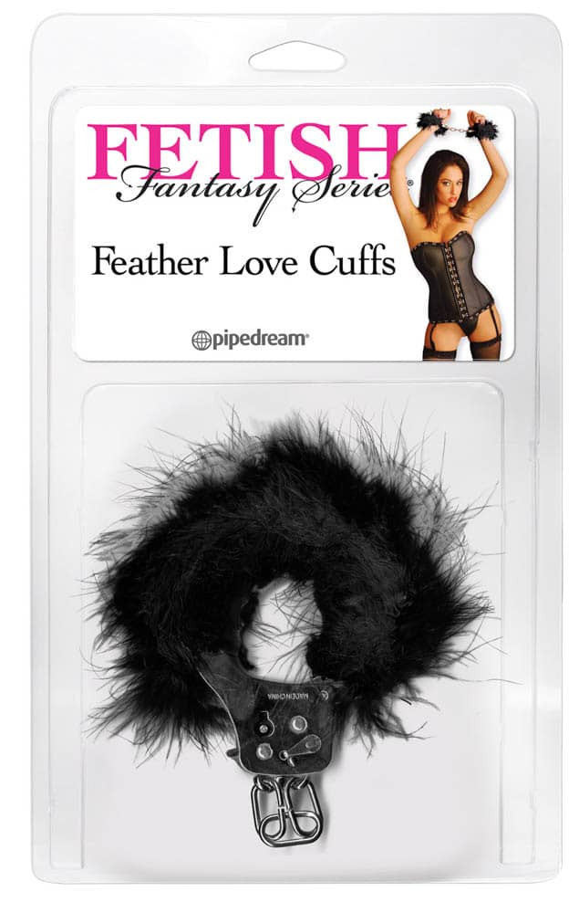 Fetish Fantasy Series  Feather Love Cuffs Black