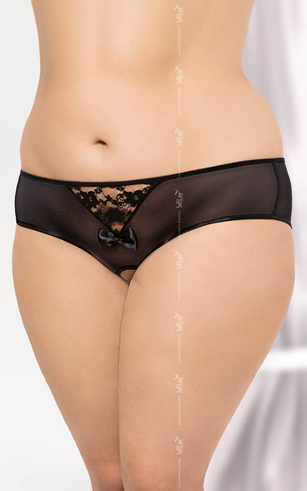 Model Panties 2466 - Plus Size - black    3XL