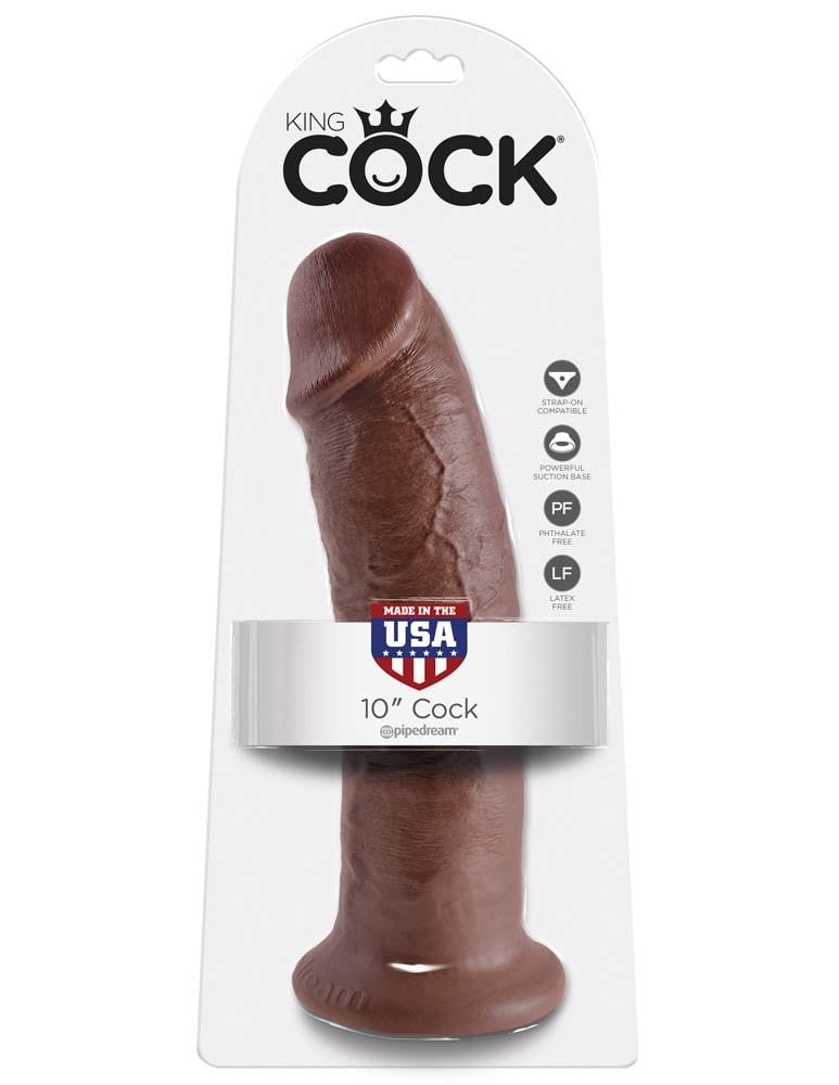Model King Cock 10 inch Cock Brown