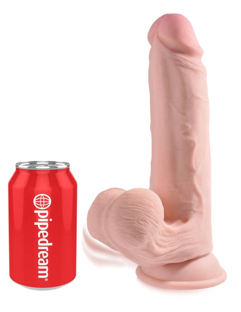 Model King Cock 9" Triple Density Cock With Swinging Balls