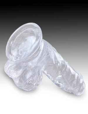 King Cock Clear 5" Cock with Balls - Dildo