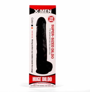 X-MEN 16" Super-Sized Dildo Black Avantaje