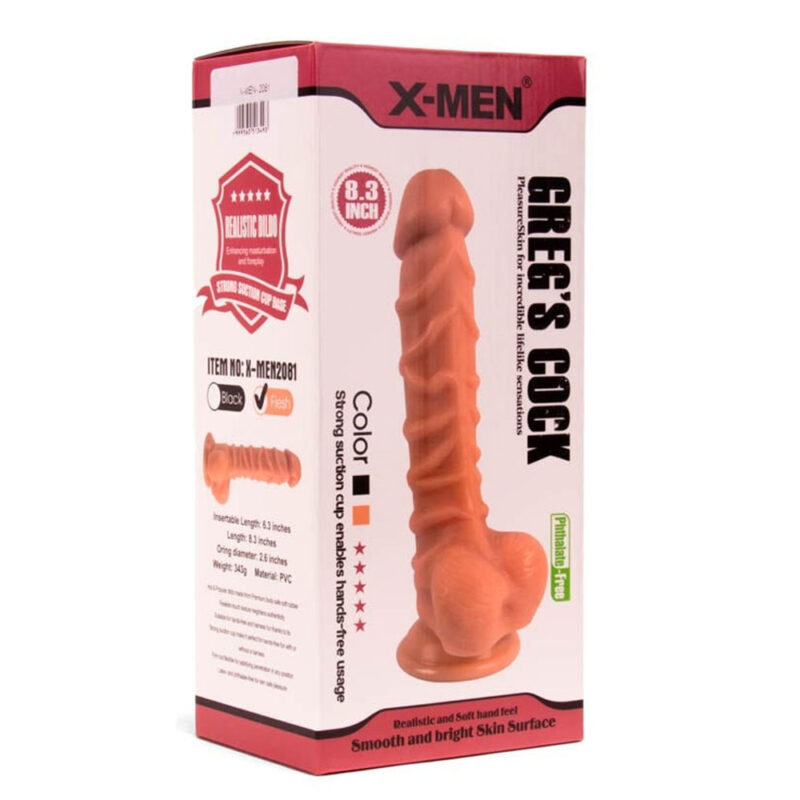 Dildo X Men X-MEN Gregâ€™s 8.3 inch Cock Flesh