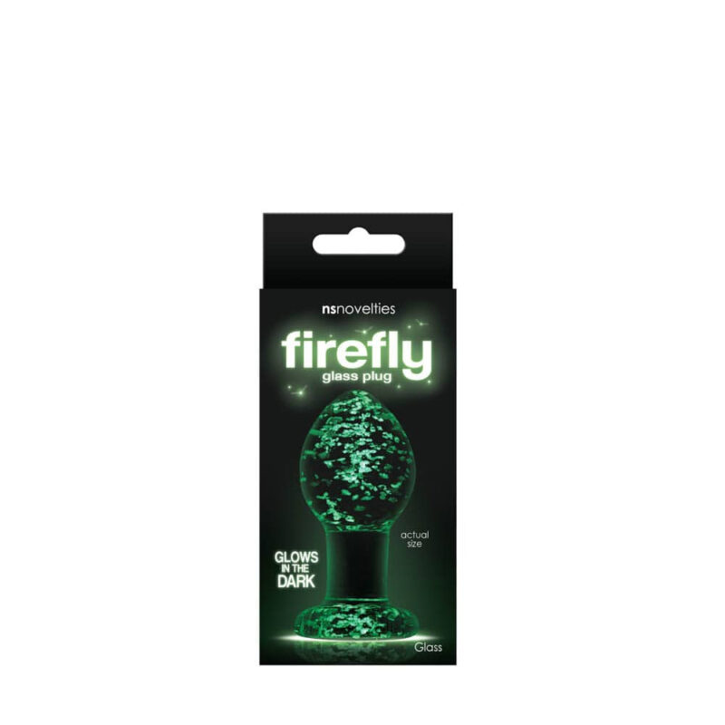 Firefly Glass Plug Medium Clear - Dopuri Anale