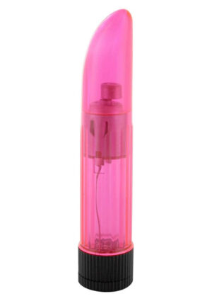 Lady Finger Vibrator Clear Pink - Vibratoare Clasice