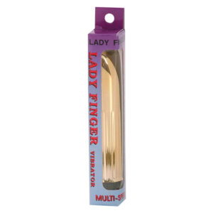 Lady Finger Vibrator Gold - Vibratoare Clasice