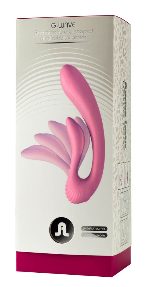 G-wave Dual Rabbit Vibrator Pink Avantaje