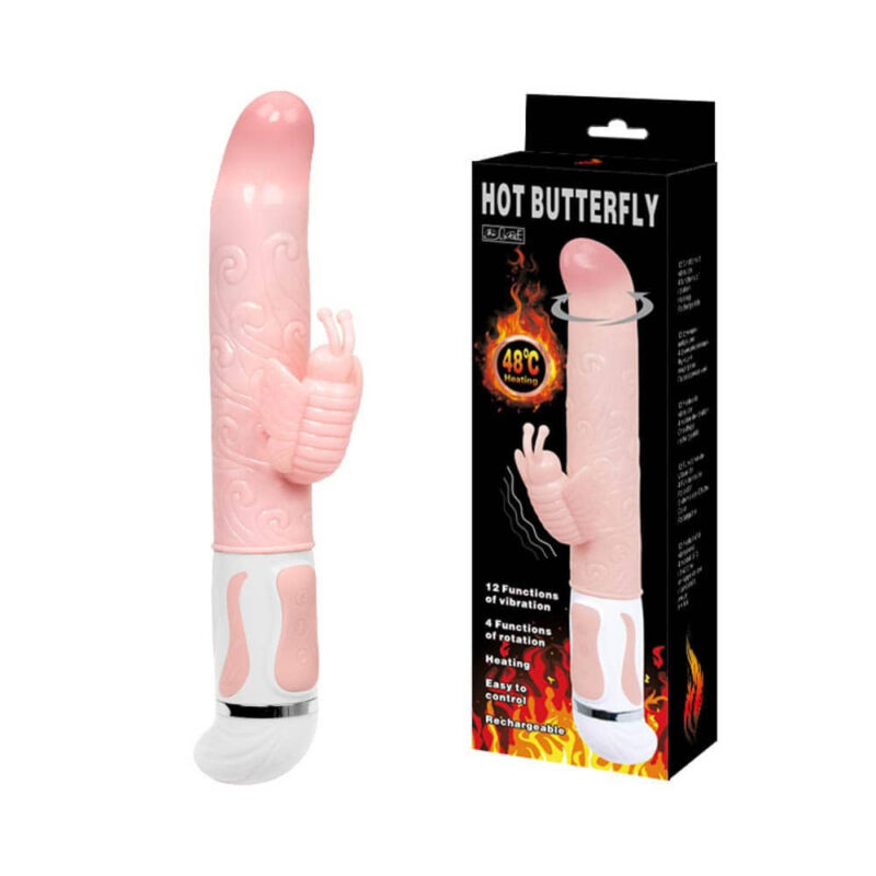 Hot Butterfly Bunny Vibrator Flesh - Vibratoare Rabbit Si Punctul G