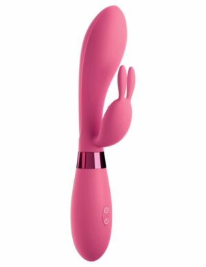 OMG! Rabbits  Selfie Silicone Vibrator - Pink - Vibratoare Rabbit Si Punctul G