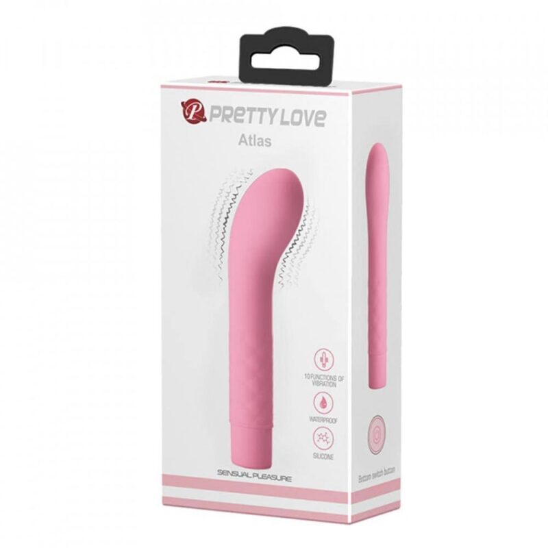 Pretty Love Atlas Baby Pink Vibrator Pentru Punctul G Culoare Roz