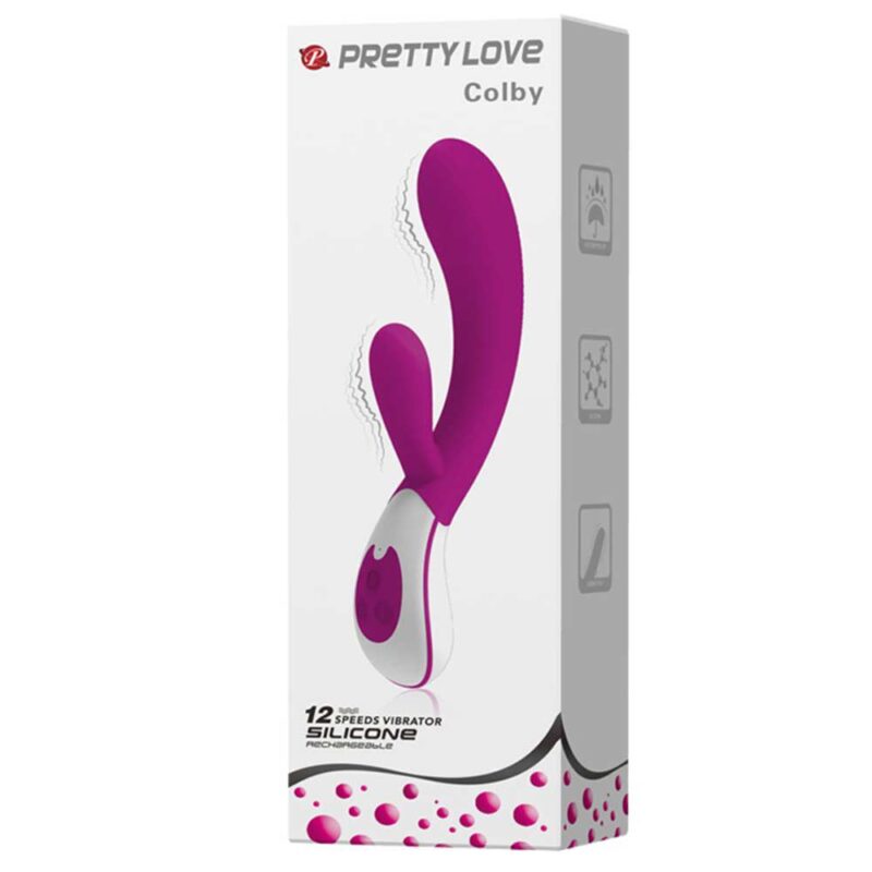 Pretty Love Colby Vibrator Rezistent La Apă Culoare Violet