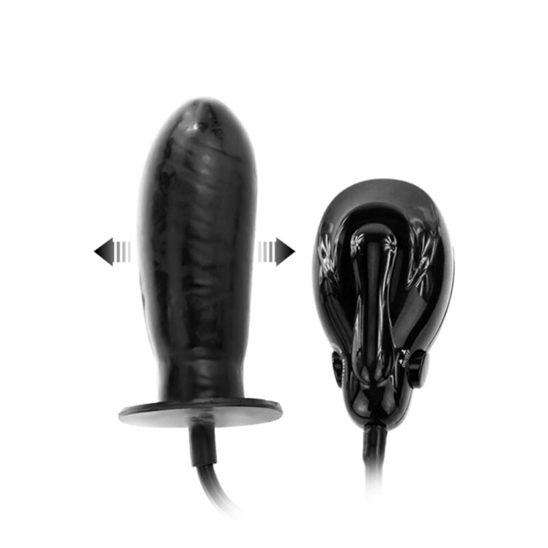 Vibratoare Realistice Debra Bigger Joy Inflatable Penis Black 3