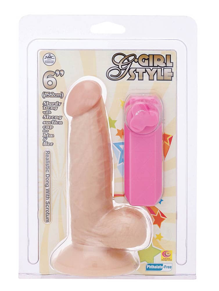G-Girl Style 6 inch Vibrating Dong Avantaje
