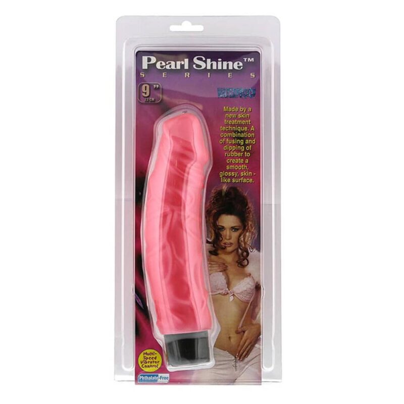 Vibrator Rezistent La Apă Pearl Shine 9 Vibrator Pink