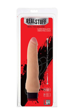 RealStuff 7.5 inch Vibrator Flesh 2 - Vibratoare Realistice
