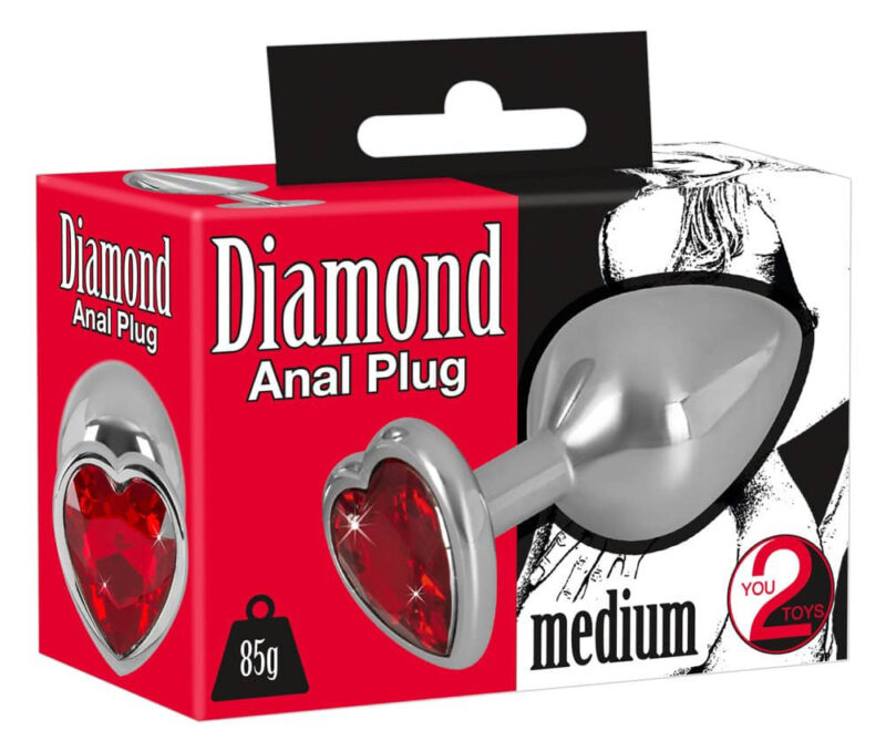 Model Diamond Butt Plug Medium