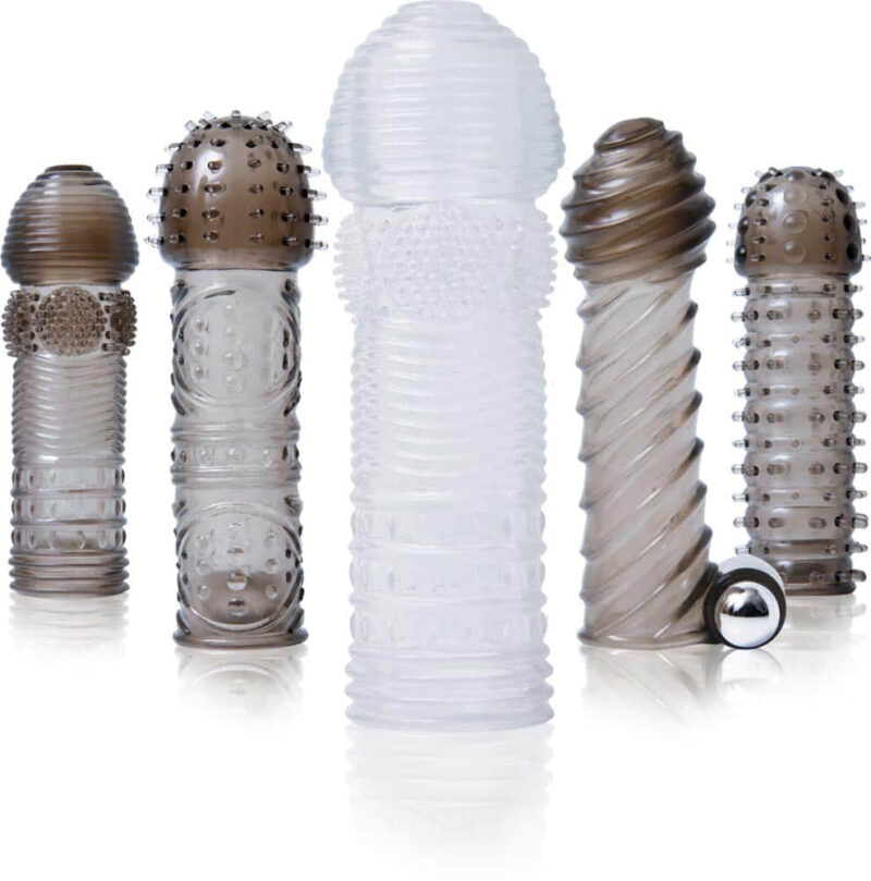Prelungitor Penis Cu Vibrații A&E Vibrating Penis Sleeve Kit