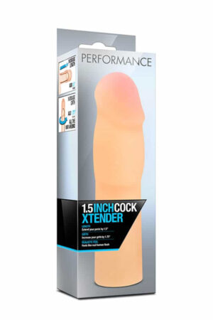 Performance 1.5 inch Cock XTender Beige Avantaje