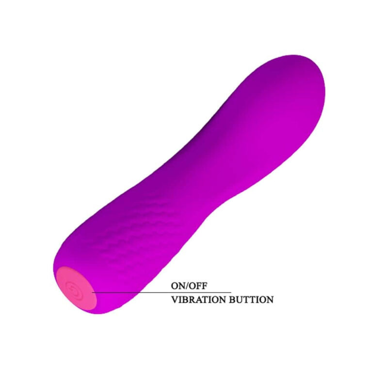 Glonte Vibrator Rezistent La Apă Pretty Love Adam Purple