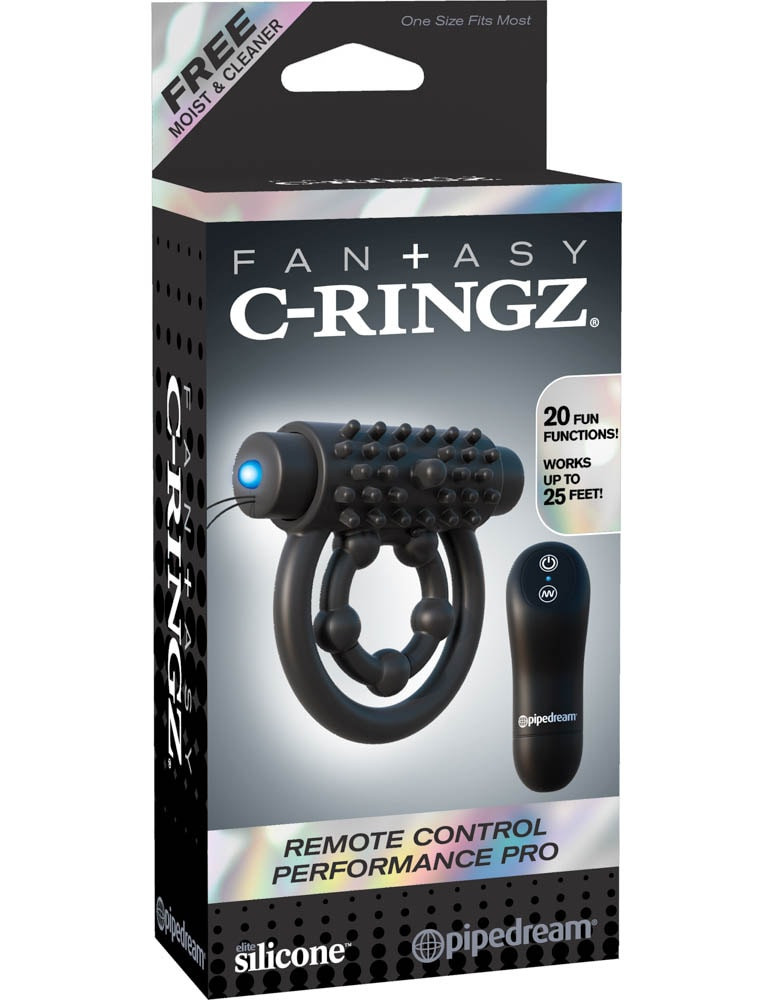 Inel Penis Stimulator Clitoris Fantasy C-Ringz Remote Control Performance Pro