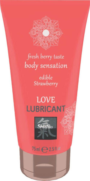 Love Lubricant edible - Strawberry 75ml Avantaje