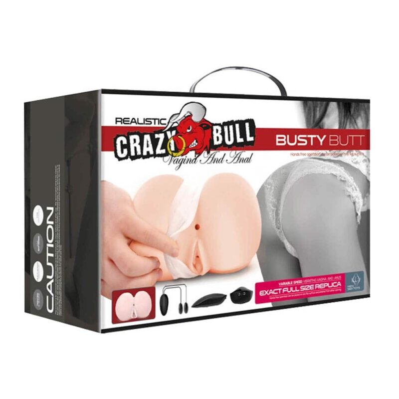 Masturbator Rezistent La Apă Crazy Bull Realistic Vagina and Anal Busty Butt