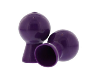 Nipple Sucker Pair in Shiny Purple Avantaje
