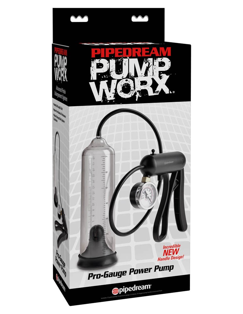 Pump Worx Pro-Gauge Power Pump - Clear/Black
