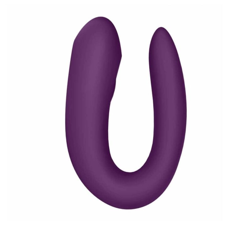 Stimulator Clitoris Rezistent La Apă Double Joy (Violet)